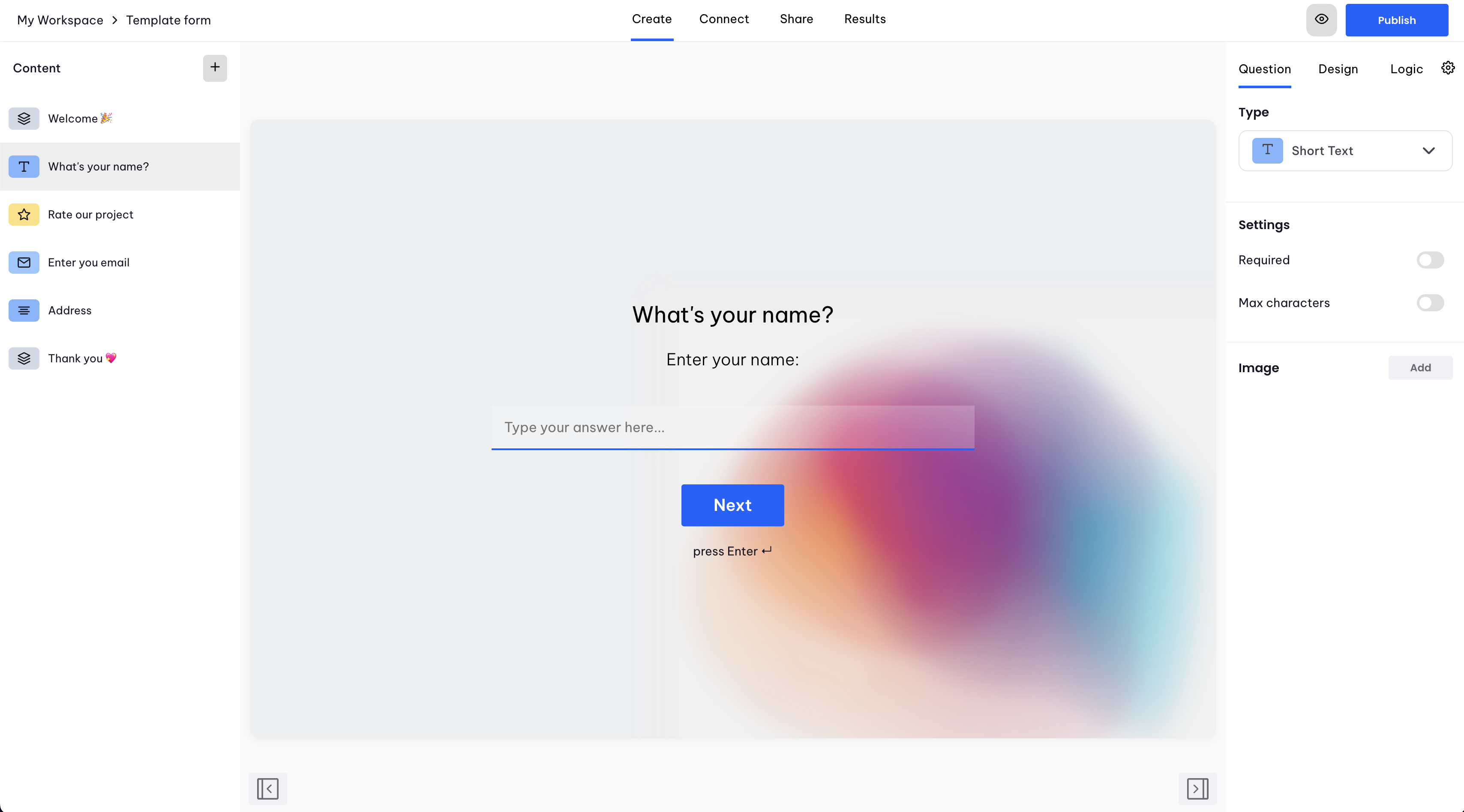 Onlyform (Typeform Clone)